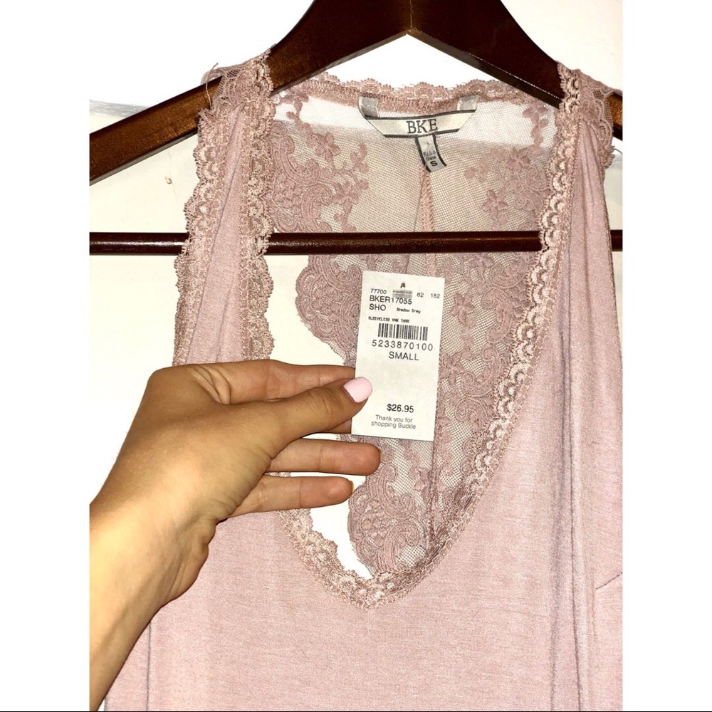 Blush pink tank top BKE (Buckle)